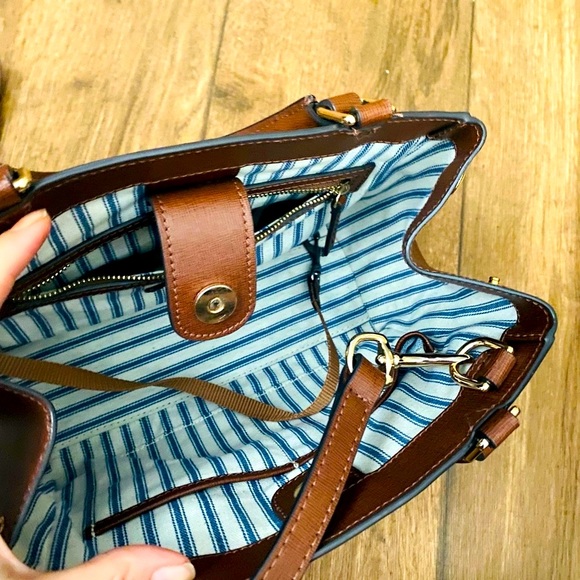 Dooney & Bourke saffiano zip satchel crossbody - Picture 10 of 15